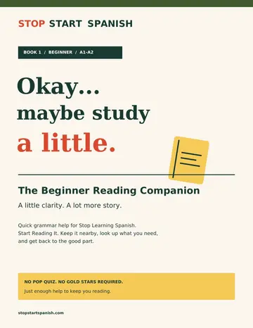 Cover of the Beginner A1–A2 Reading Companion